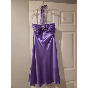 New Mary L Purple Evening/ Party/ Prom with Rhinestone Accents